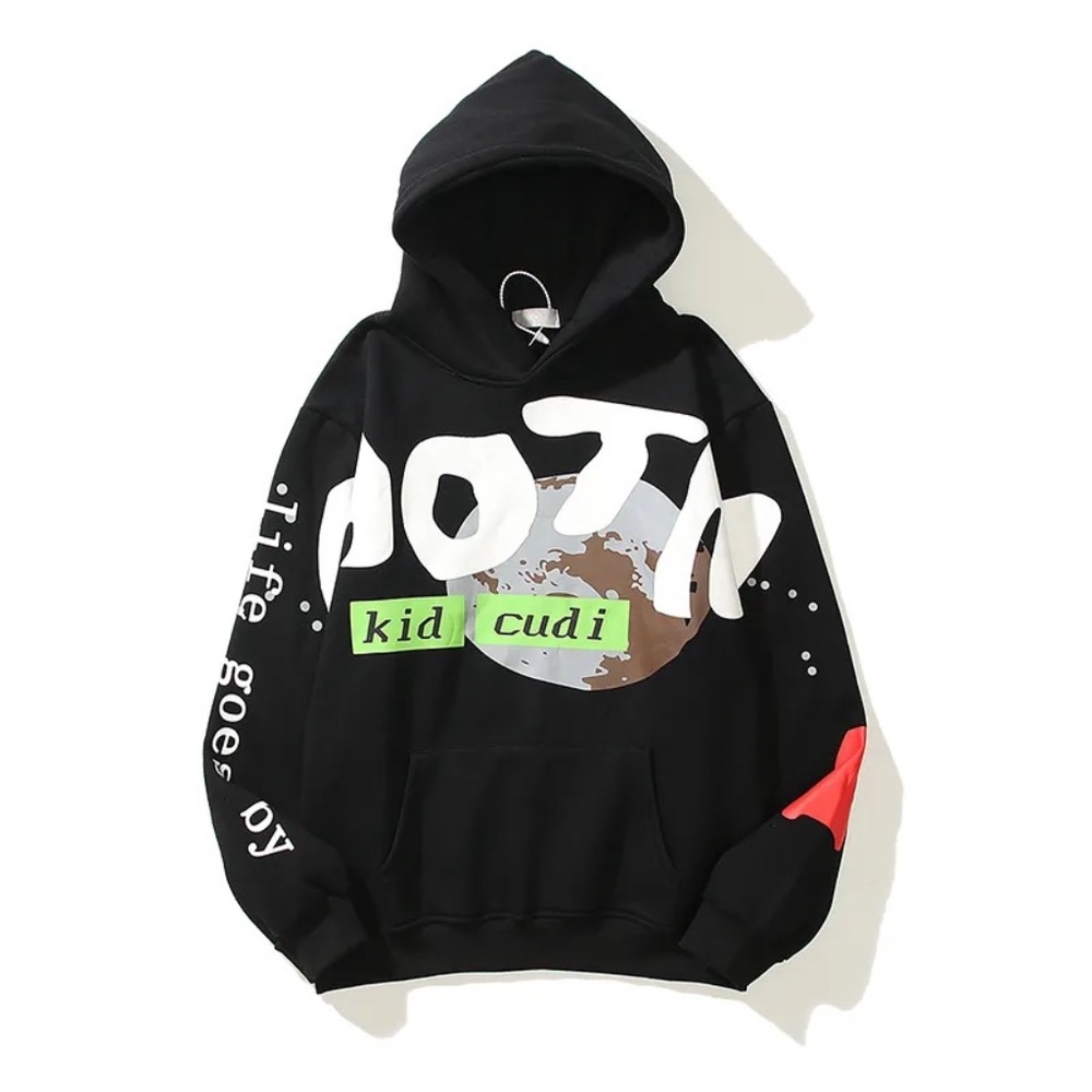 Hbat Man on the Moon Kid Cudi Hoodie SIZE XXL